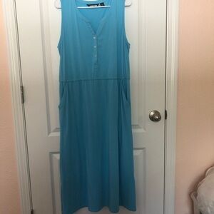 Land’s End Sleeveless Blue Dress